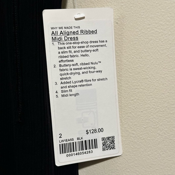 Lululemon all align ribbed midi dress - Picture 4 of 6